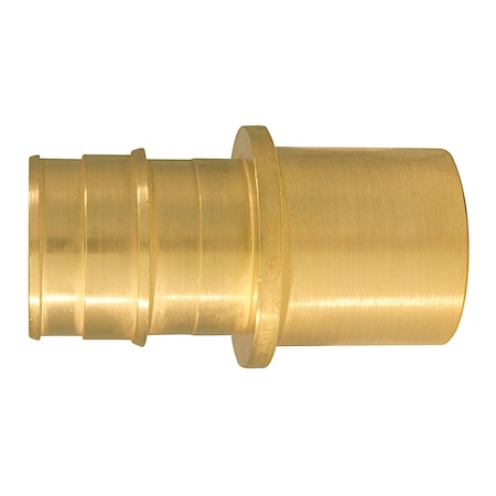 Apollo Apollo PEX-A 1 in. Expansion PEX in to X 1 in. D Sweat Brass Male Adapter EPXMSA11